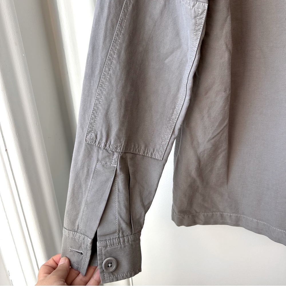 New Norse Projects Kyle Cotton-Linen Jacket Gray - Picture 9 of 15
